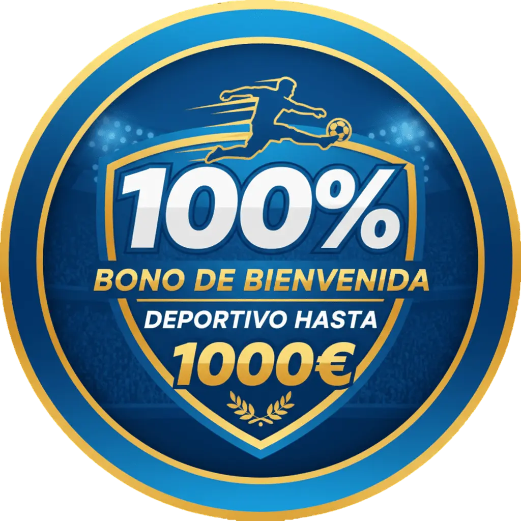 100% Bono de bienvenida deportivo hasta 1000€