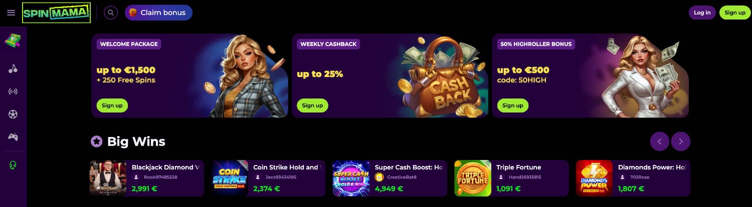 Spinmama casino