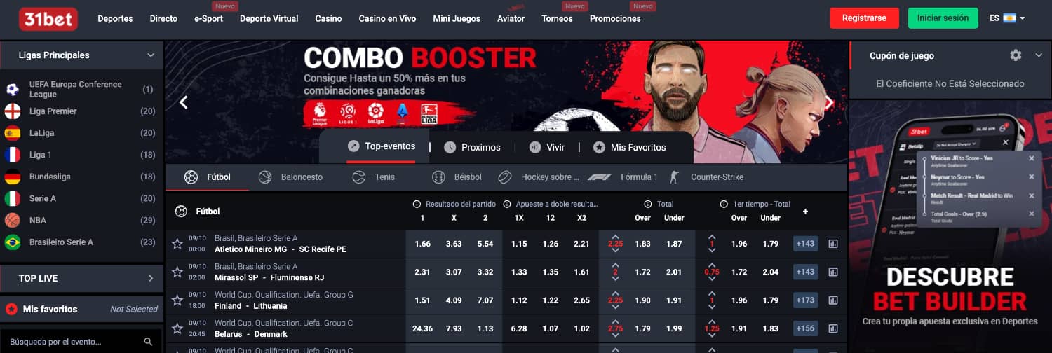 31Bet juegos y apuestas deportivas