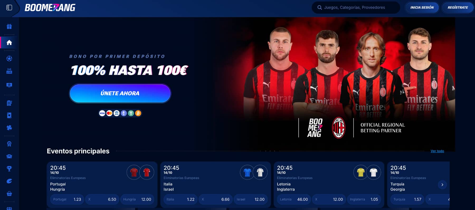 Boomerang Bet apuestas