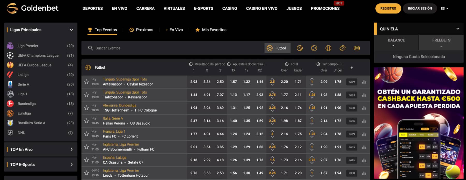 Goldenbet apuestas deportivas