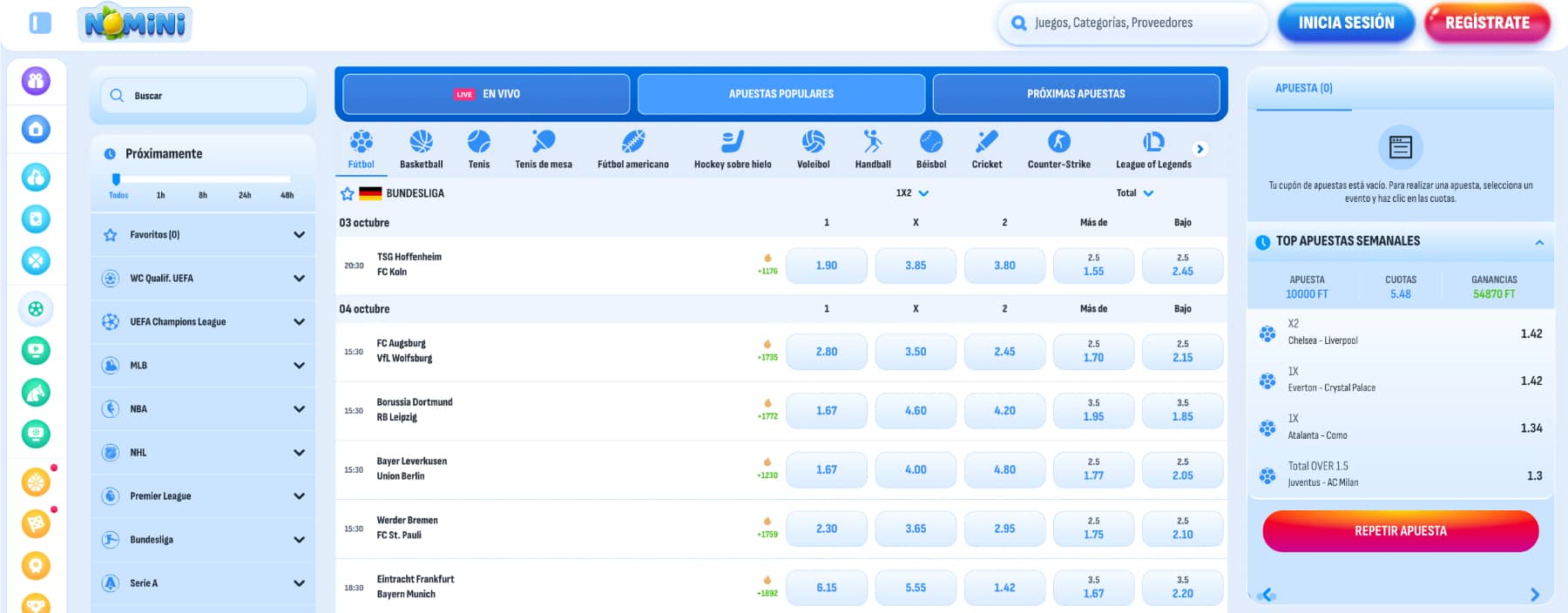 Nomini apuestas deportivas